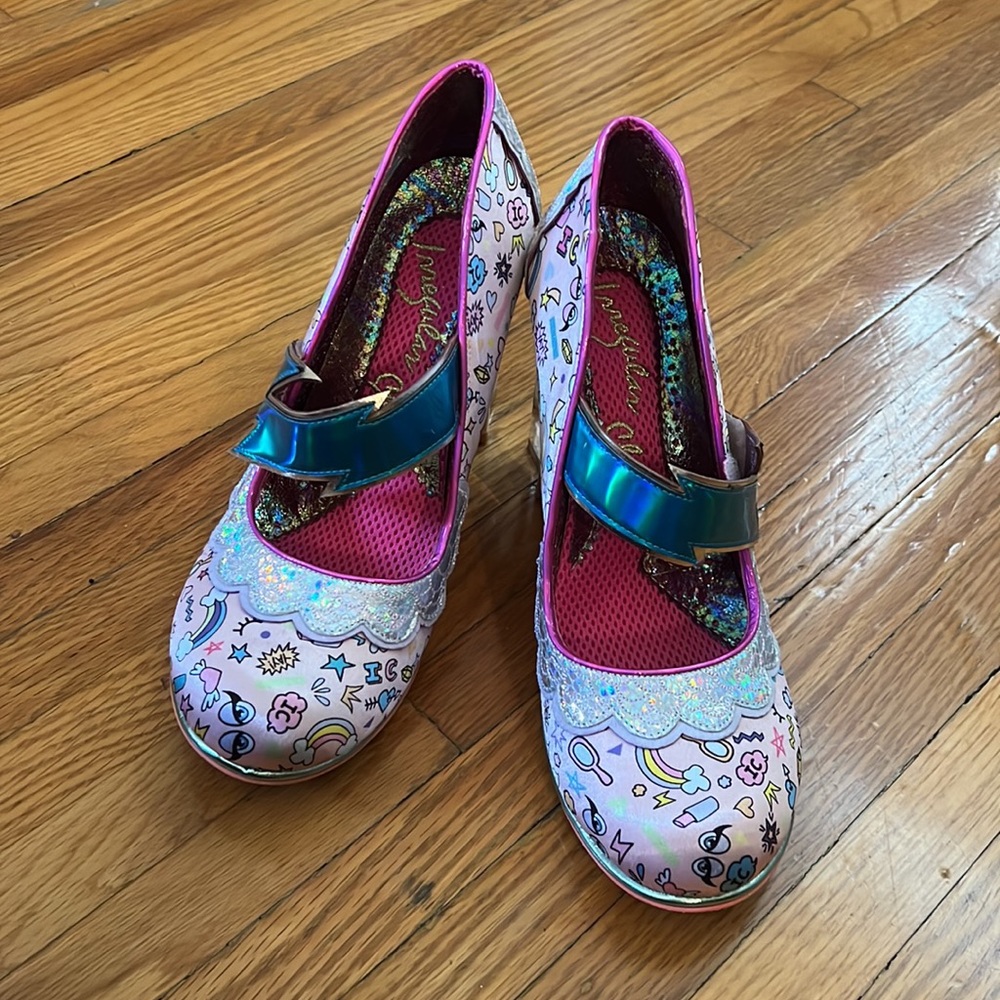 Irregular Choice Rainbow Thunder Heels